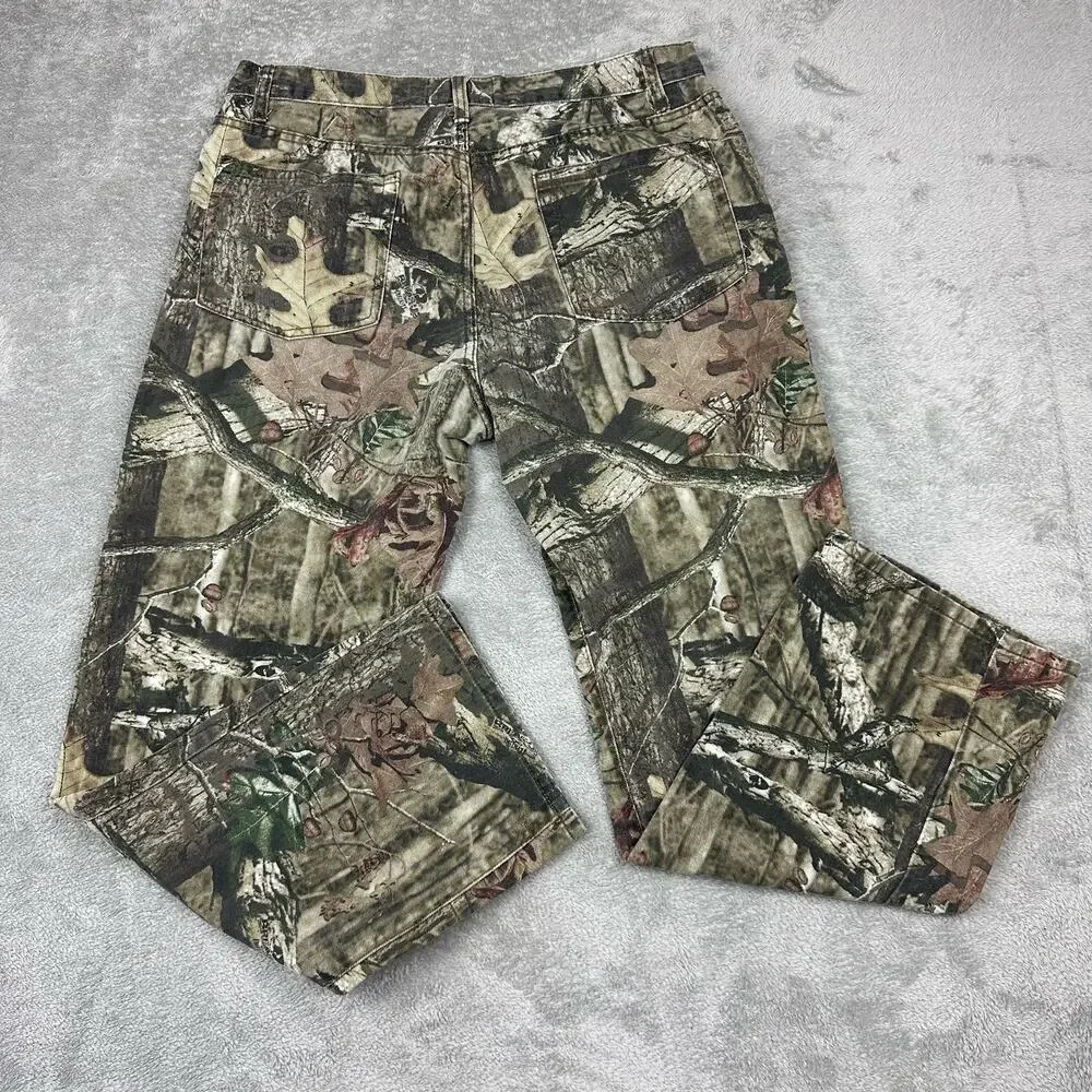 Mossy Oak Camo‎ Pants Mens 36x30 Infinity Brown Green Excellent Cotton 55761-CI